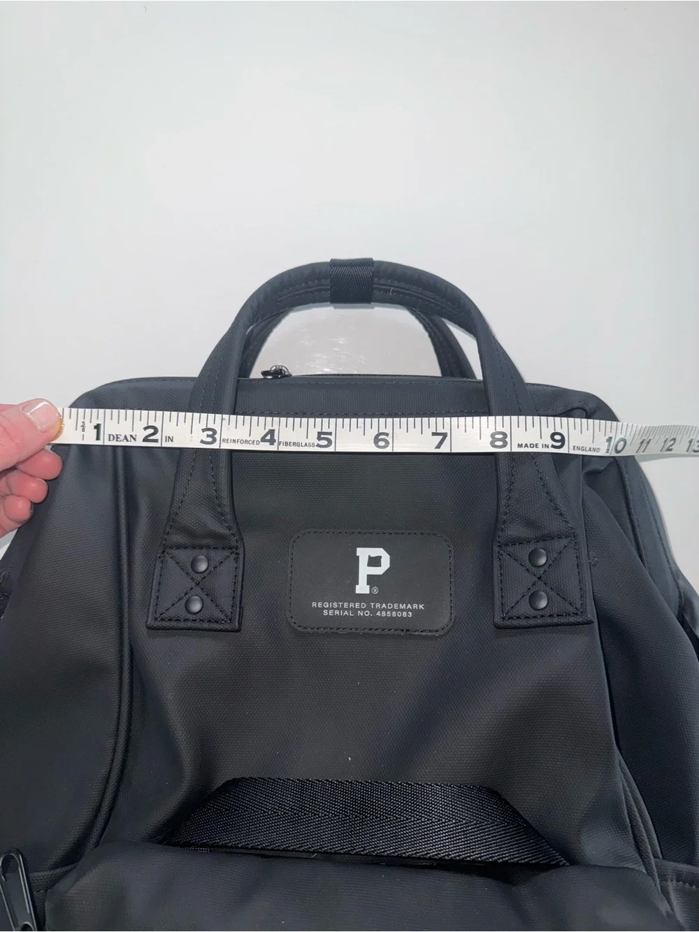Portland Gear Black Utility Backpack with Front Zip Pocket